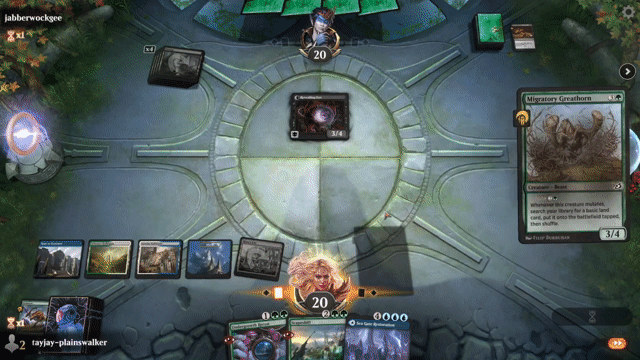 Watch MTG Arena Video Replay -  by tayjay-plainswalker VS Mono Black Dreams by jabberwockgee - Historic Play