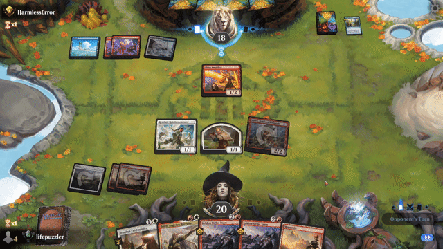 Watch MTG Arena Video Replay - RW by lifepuzzler VS RUW by HarmlessError - Premier Draft Ranked
