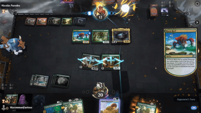Watch MTG Arena Video Replay - Rogue by MaremmanFurioso VS Temur Elementals by Nicolás Paredes - Historic Play