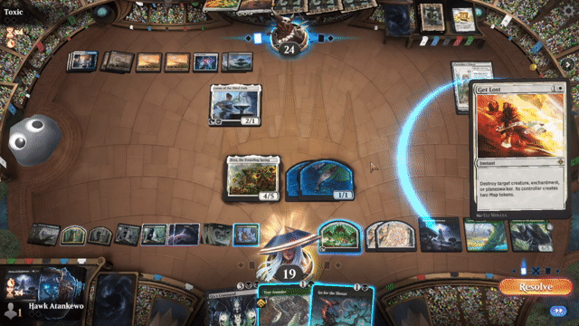 Watch MTG Arena Video Replay - Golgari Control by Hawk Atankewo VS Mono White Control by Toxic - Standard Tournament Match