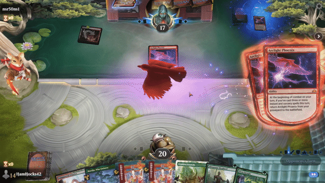 Watch MTG Arena Video Replay - Rogue by HamHocks42 VS Rakdos Phoenix by nsr50ns1 - Timeless Play