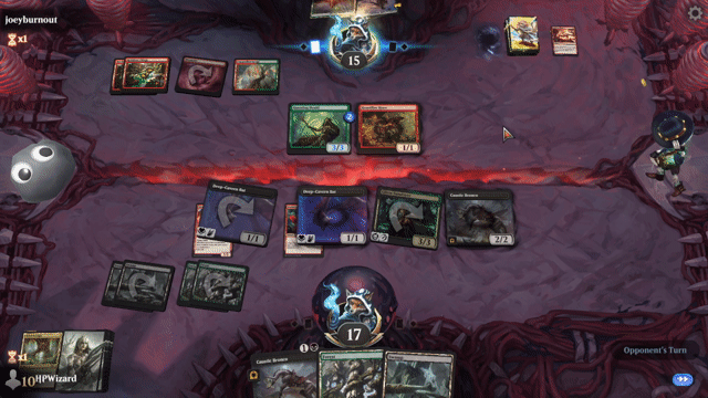 Watch MTG Arena Video Replay - Rogue by HPWizard VS Jund Aggro by joeyburnout - Standard Event