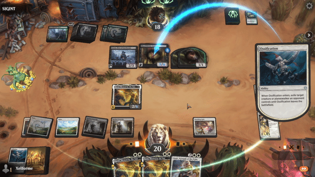 Watch MTG Arena Video Replay - Mono White Midrange by Xelforme VS Golgari Control by SIGINT - Explorer Challenge Match