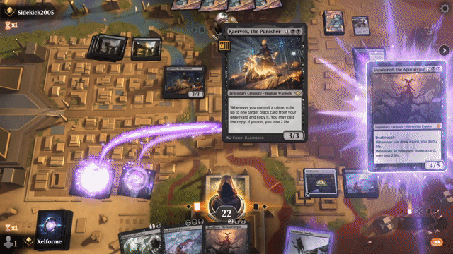 Watch MTG Arena Video Replay - Mono Black Midrange by Xelforme VS Mono Black Midrange by Sidekick2005 - Explorer Ranked