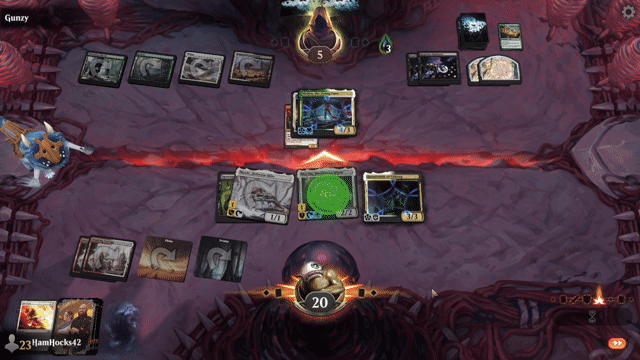 Watch MTG Arena Video Replay - Mardu Legends by HamHocks42 VS Rogue by Gunzy - Standard Challenge Match