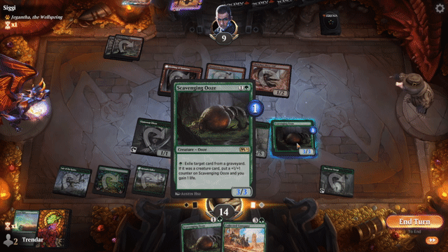 Watch MTG Arena Video Replay - Mono Green by Trendar VS Rakdos Aggro by Siggi - Explorer Play
