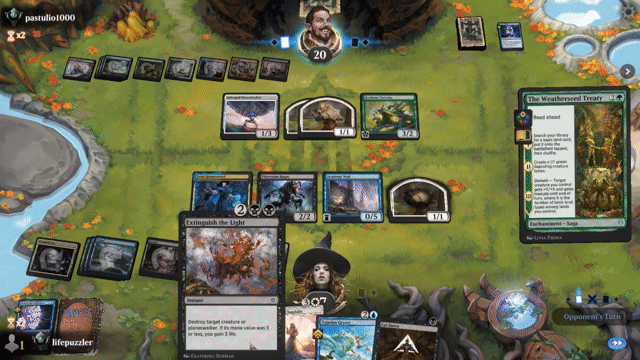 Watch MTG Arena Video Replay - BUW by lifepuzzler VS WUBRG by pastulio1000 - Premier Draft Ranked
